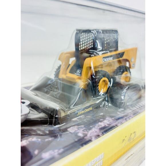 Ertl John Deere Pickup Hauling Set 1:32 Diecast Grey w/ Skid Steer 37510 Sealed - Picture 4 of 10